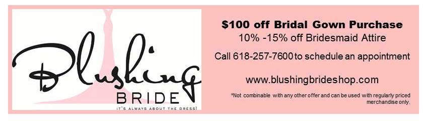 Bridal gown coupon